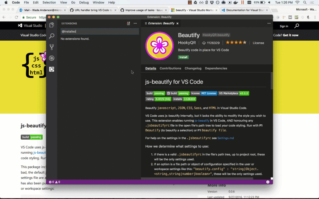 Melhores Extensões Para Visual Studio Code - Beautify