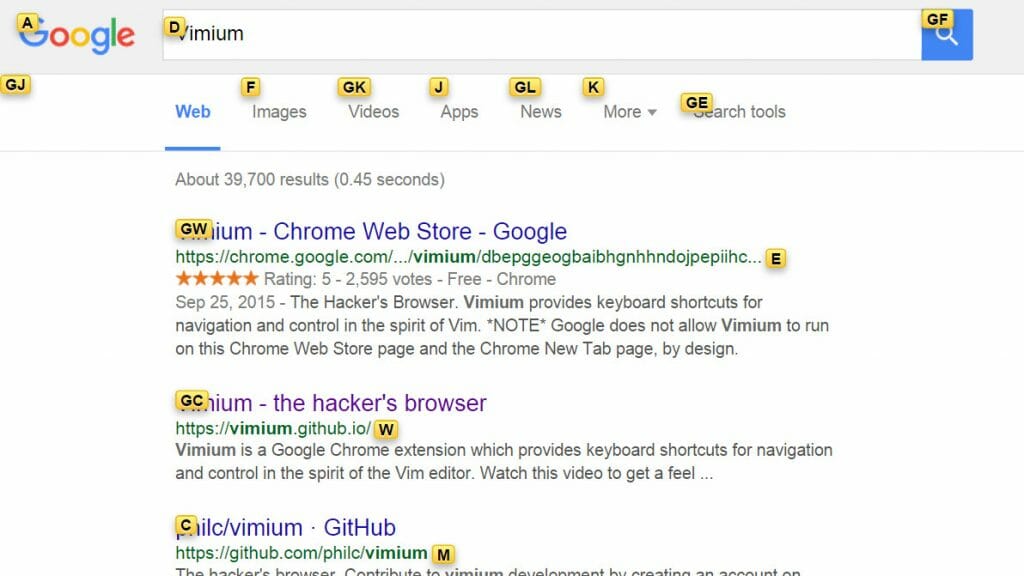 vimium img 1024x576 - Top 10 Extensões do Chrome Para Programadores
