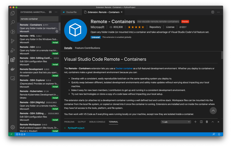 Remote – Containers - Melhores Extensões Para Visual Studio Code