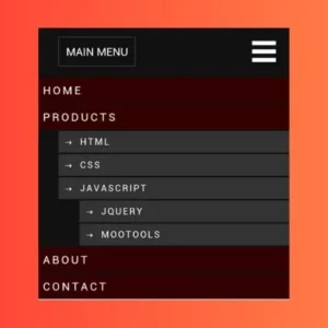 25 Menus Responsivos em HTML e CSS [GRATUITOS]