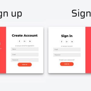 Como Criar um Formulário de Inscrição-Login Double Slider usando JavaScript