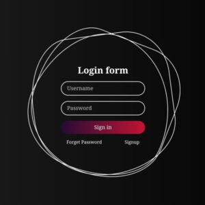 Criando Uma Página de Login com Anel Animado em HTML e CSS